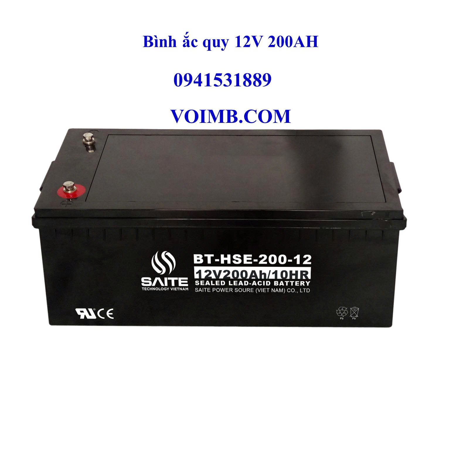 Bình ắc quy 12V 200AH